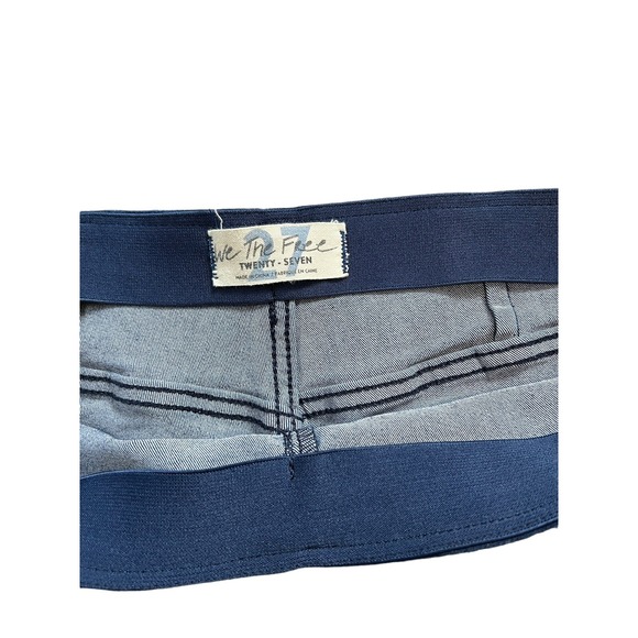 We The Free Free People Jeggings Womens 27 Blue Stretch Pull Ons Pants Pockets - Picture 2 of 7